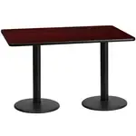 Flash Furniture XU-MAHTB-3060-TR18-GG, Restaurant Tables