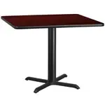 Flash Furniture XU-MAHTB-4242-T3333-GG, Restaurant Tables