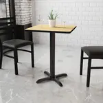 Flash Furniture XU-NATTB-2424-T2222-GG, Restaurant Tables