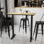 Flash Furniture XU-NATTB-3042-T0522B-GG, Restaurant Tables
