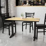 Flash Furniture XU-NATTB-3048-T0522-GG, Restaurant Tables