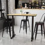 Flash Furniture XU-NATTB-3048-T0522B-GG, Restaurant Tables