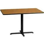Flash Furniture XU-NATTB-3048-T2230-GG, Restaurant Tables