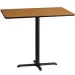Flash Furniture XU-NATTB-3048-T2230B-GG, Restaurant Tables