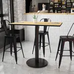 Flash Furniture XU-NATTB-3048-TR24B-GG, Restaurant Tables