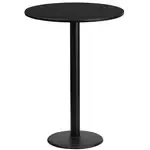 Flash Furniture XU-RD-24-BLKTB-TR18B-GG, Restaurant Tables
