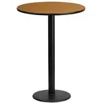 Flash Furniture XU-RD-24-NATTB-TR18B-GG, Restaurant Tables