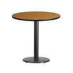 Flash Furniture XU-RD-30-NATTB-TR18-GG, Restaurant Tables