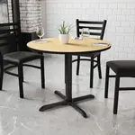 Flash Furniture XU-RD-36-NATTB-T3030-GG, Restaurant Tables