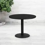 Flash Furniture XU-RD-42-BLKTB-TR24-GG, Restaurant Tables