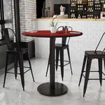 Flash Furniture XU-RD-42-MAHTB-TR24B-GG, Restaurant Tables