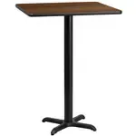 Flash Furniture XU-WALTB-2424-T2222B-GG, Restaurant Tables