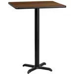 Flash Furniture XU-WALTB-3030-T2222B-GG, Restaurant Tables