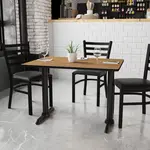 Flash Furniture XU-WALTB-3042-T0522-GG, Restaurant Tables