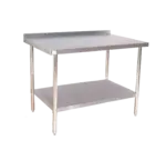 Klingers Trading ABST2496, Work Table,  85" - 96", Stainless Steel Top