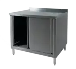 Klingers Trading BCB3036-W/SHELF, Work Table, Cabinet Base Sliding Doors