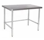 Klingers Trading NSG2484, Work Table,  73" - 84", Stainless Steel Top