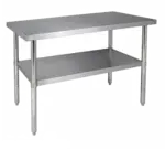 Klingers Trading SG2436, Work Table,  36" - 38", Stainless Steel Top