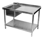 Klingers Trading STB2448BL, Work Table, with Prep Sink(s)