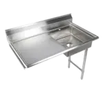 Klingers Trading UDT48L, Dishtable, Soiled, Undercounter