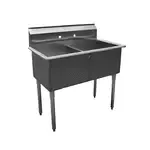 Serv-Ware BS2-1821, Sink, (2) Two Compartment