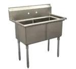 Serv-Ware E2CWP1818, Sink, (2) Two Compartment