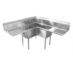 Serv-Ware E3CWP24242-24-C, Sink, Corner, Compartment