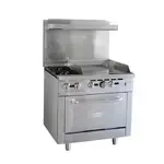 Serv-Ware SGR-2B-24G, Range, 36" Restaurant, Gas
