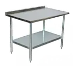 Serv-Ware T2424CWP-3-T, Work Table,  24" - 27", Stainless Steel Top