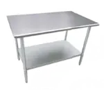 Serv-Ware , T3060CWP-16S, Work Table,  54" - 62", Stainless Steel Top