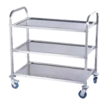 Serv-Ware UC-1630S3A, Cart, Bussing Utility Transport, Metal