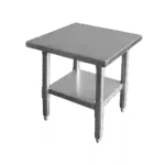 Thunder Group SLWT42424F, Work Table,  24" - 27", Stainless Steel Top