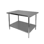 Thunder Group SLWT42472F, Work Table,  63" - 72", Stainless Steel Top