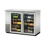 True Manufacturing TBB24-48-2G-Z1-SFT-S-1, Back Bar Cabinet, Refrigerated