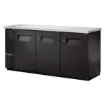 True Manufacturing TBB24-72-3S-Z1-SFT-B-1, Back Bar Cabinet, Refrigerated