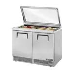 True Manufacturing TFP-48-18M-FGLID-HC, Refrigerated Counter, Mega Top Sandwich / Salad Unit