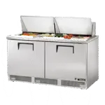 True Manufacturing TFP-64-24M-HC, Refrigerated Counter, Mega Top Sandwich / Salad Unit