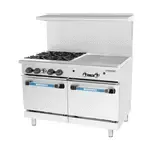Turbo Air TARG-24G4B, Range, 48" Restaurant, Gas