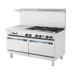 Turbo Air TARG-24G6B, Range, 60" Restaurant, Gas