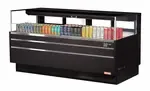 Turbo Air TOM-72L-UFD-W(B)-1S-N, Open Display Case