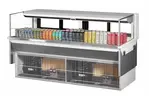 Turbo Air TOM-72L-UFD-W(B)-1SI-N, Open Display Case