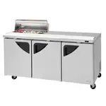 Turbo Air TST-72SD-08S-N-CL, Refrigerated Counter, Sandwich / Salad Unit