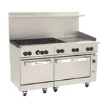 Wolf C60SC-6B24GT, Restaurant Range, Gas