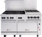 Wolf C60SS-6B24CB, Restaurant Range, Gas