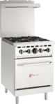 Wolf WX24-4BN, Restaurant Range, 24", Gas